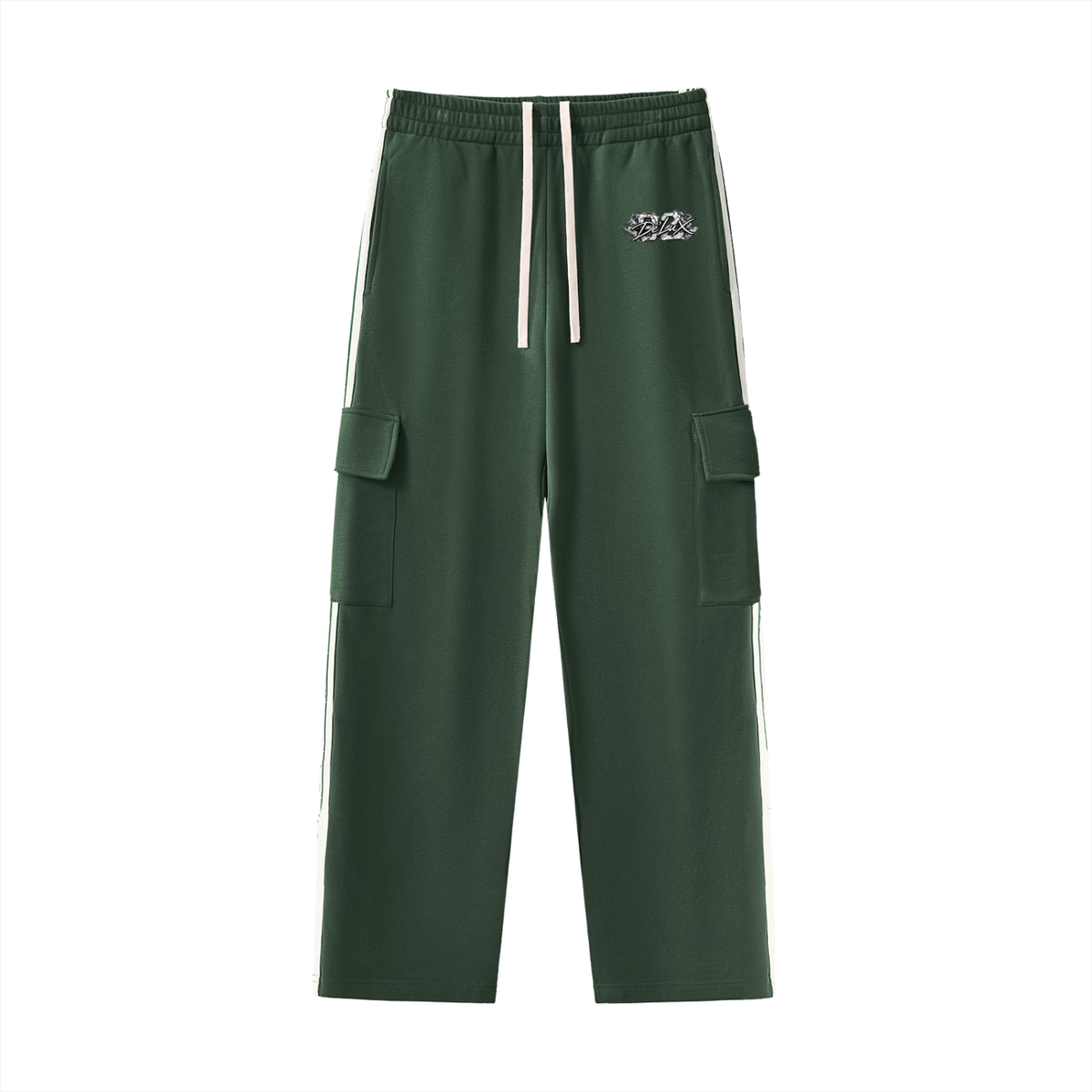 DeLuX Side Stripe Straight-Leg Pants