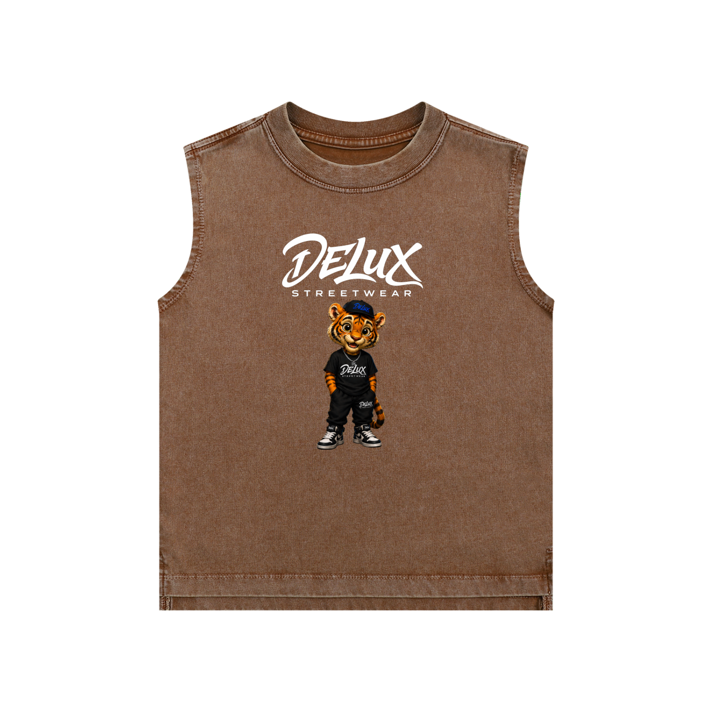 DeLuX Cartoon Snow Washed Kids' Tank Top