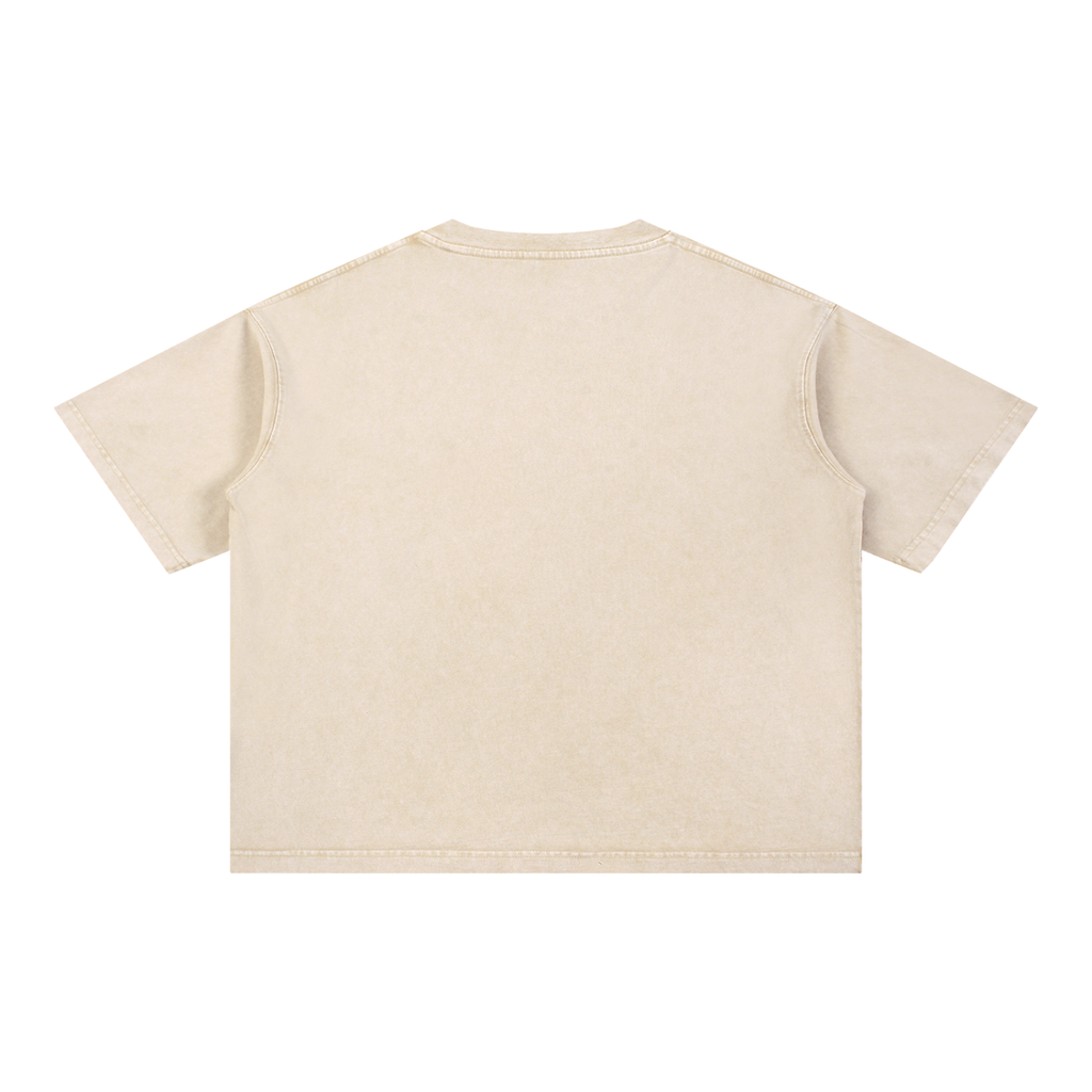 DeLuX Mineral Wash Boxy Cotton T-Shirt