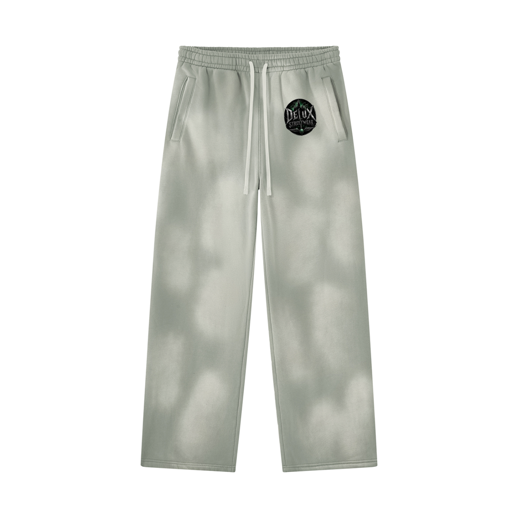 DeLuX Sunfade Wide Leg Fleece Sweatpants