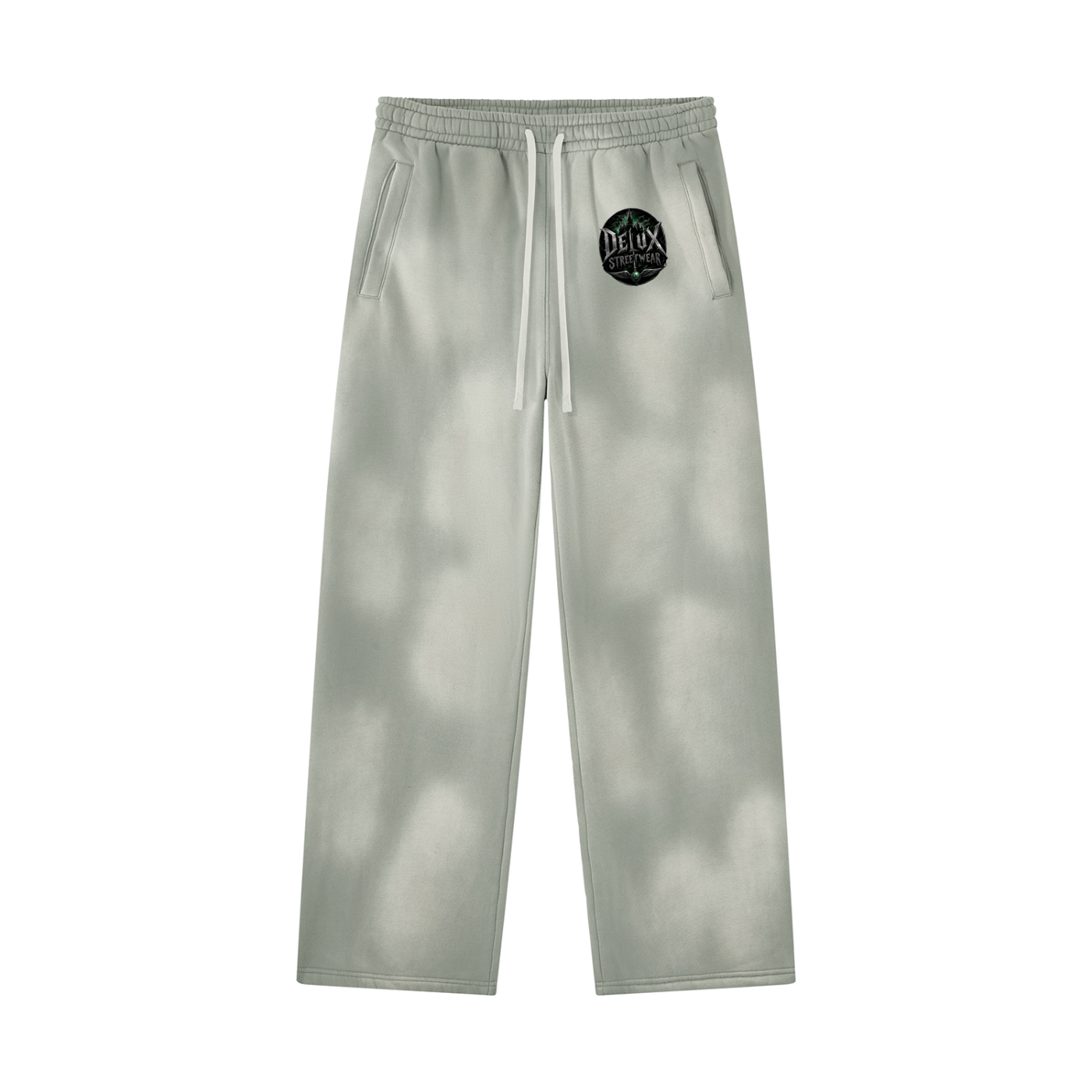 DeLuX Sunfade Wide Leg Fleece Sweatpants