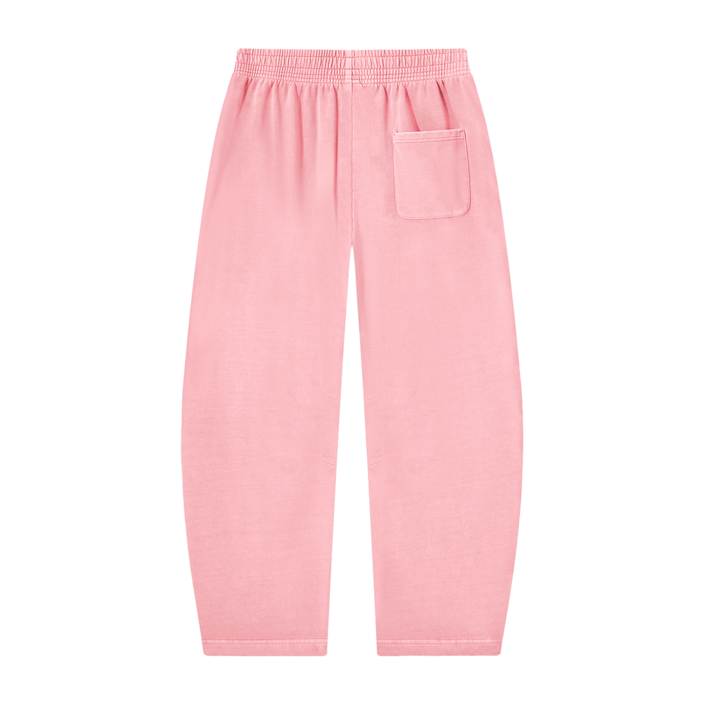DeLuX Vintage Washed Barrel Leg Sweatpants