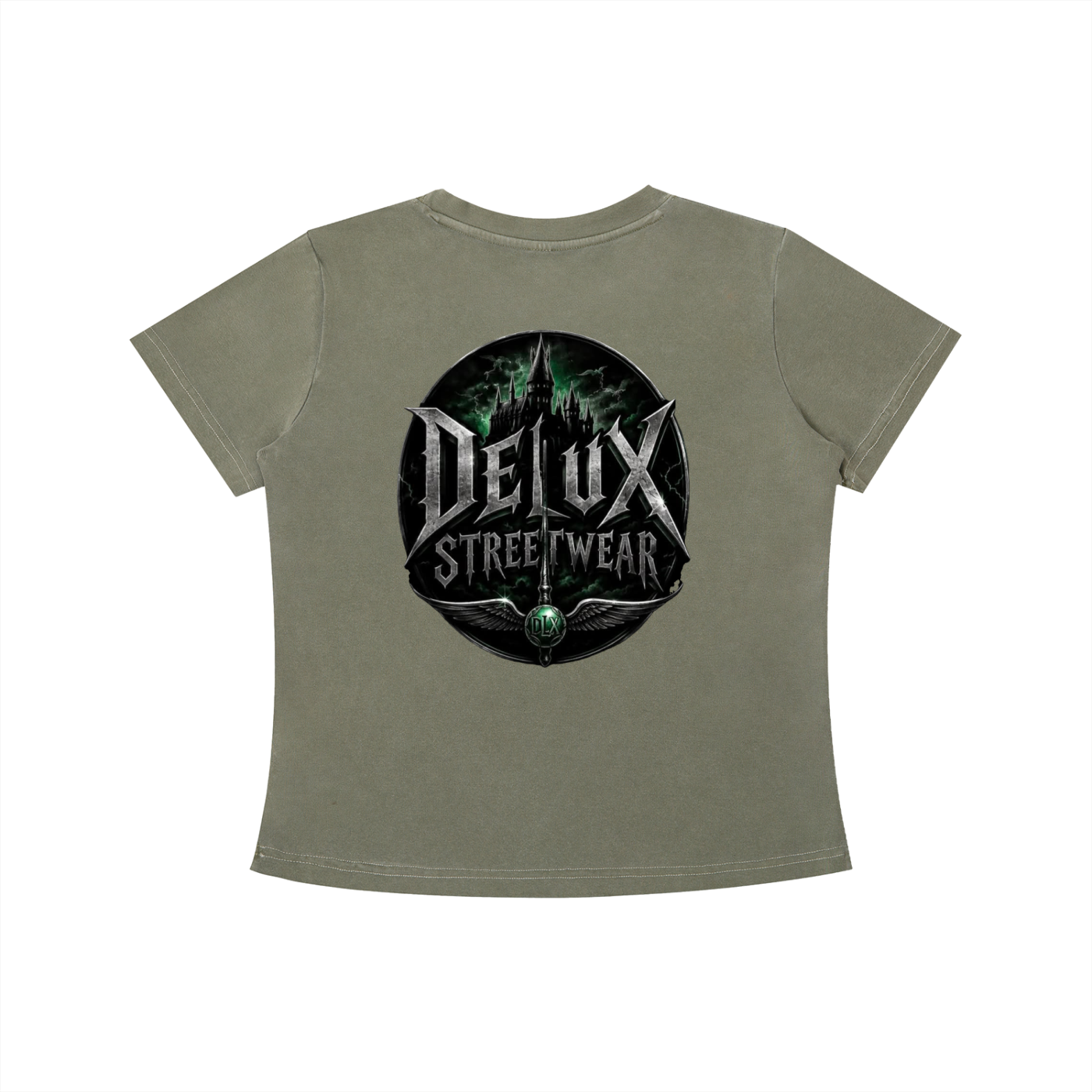 DeLuX Vintage Wash Slim Fit T-shirt