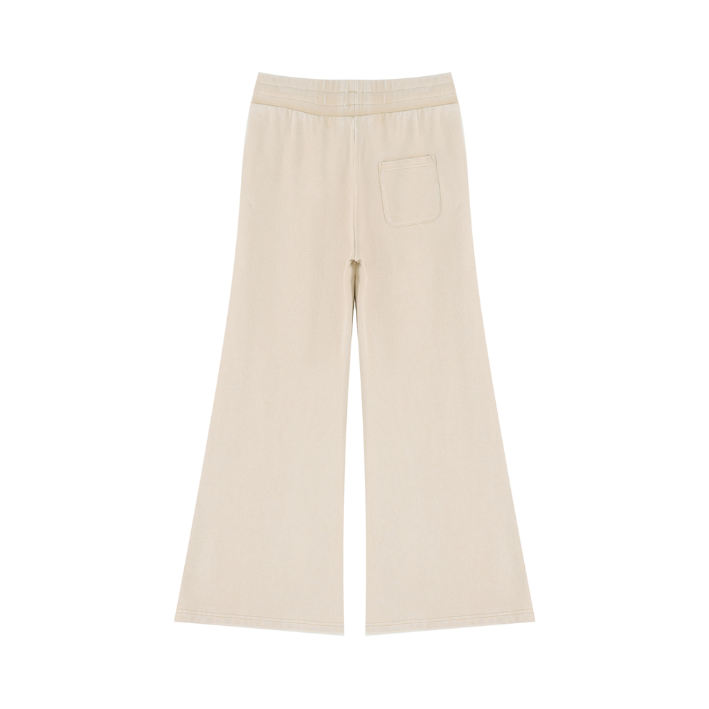 DeLuX Women’s Mineral Wash Flared Leg Sweatpants