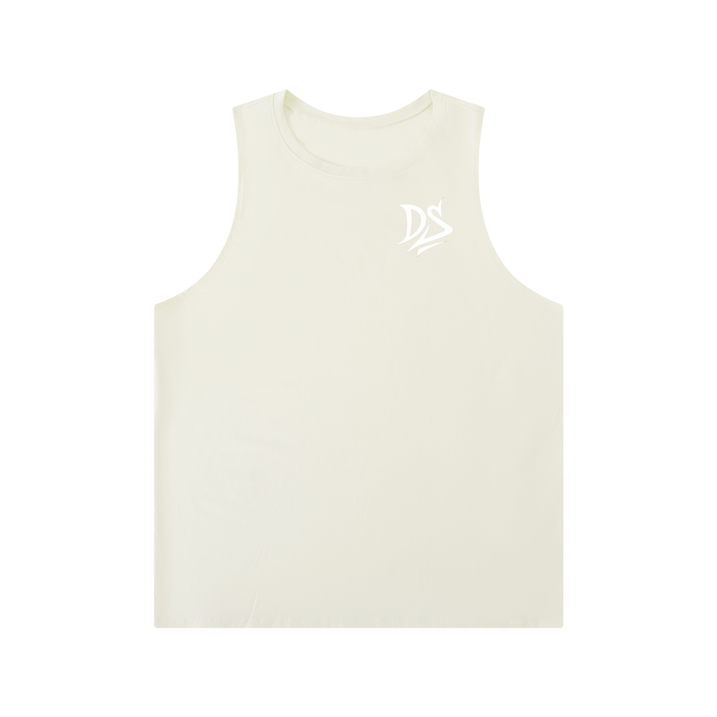 DeLuX DS Men's Solid Color Crewneck Tank Top