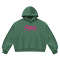DeLuX Vintage Wash Boxy Fleece Hoodie