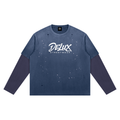 DeLuX Vintage Wash Distressed Layer T-Shirt