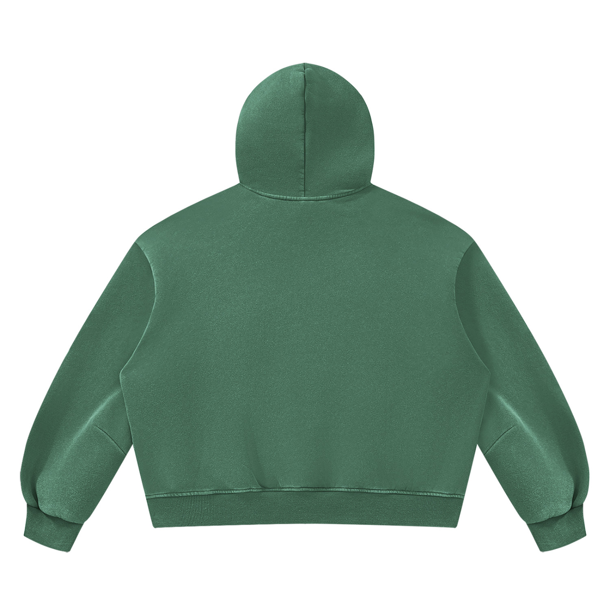 DeLuX Vintage Wash Boxy Fleece Hoodie