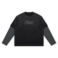DeLuX Vintage Wash Distressed Layer T-Shirt