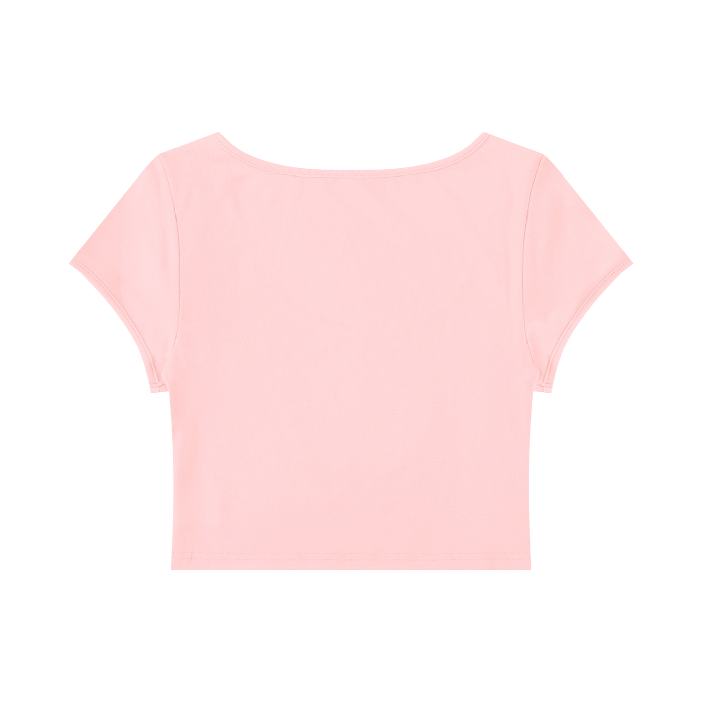 DeLuX Women's Slim Cap Sleeve Crop T-Shirt