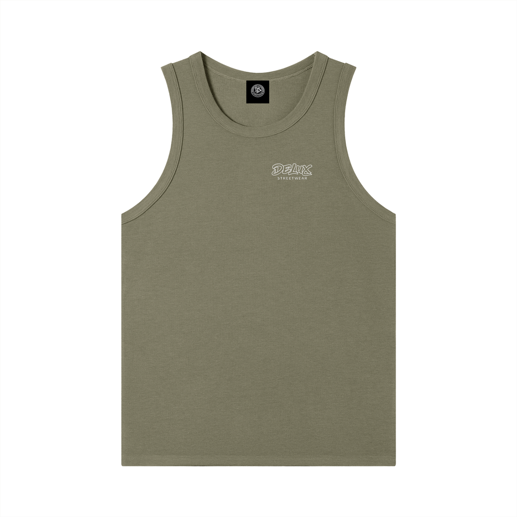 DeLuX Men's Heavyweight Ribbed Tank Top
