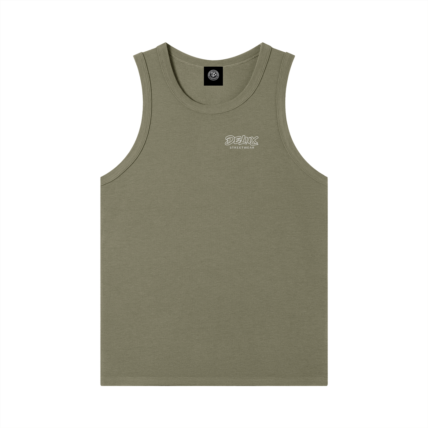 DeLuX Men's Heavyweight Ribbed Tank Top