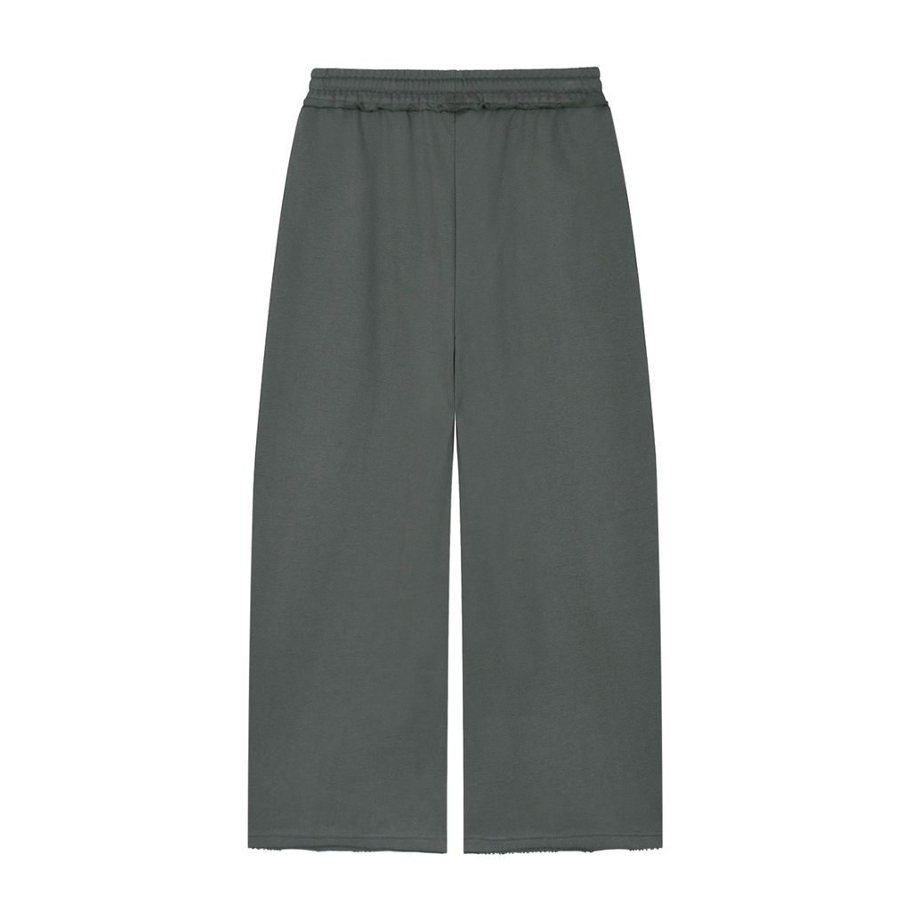 DeLuX Women’s Wide Leg Raw Edge Sweatpants