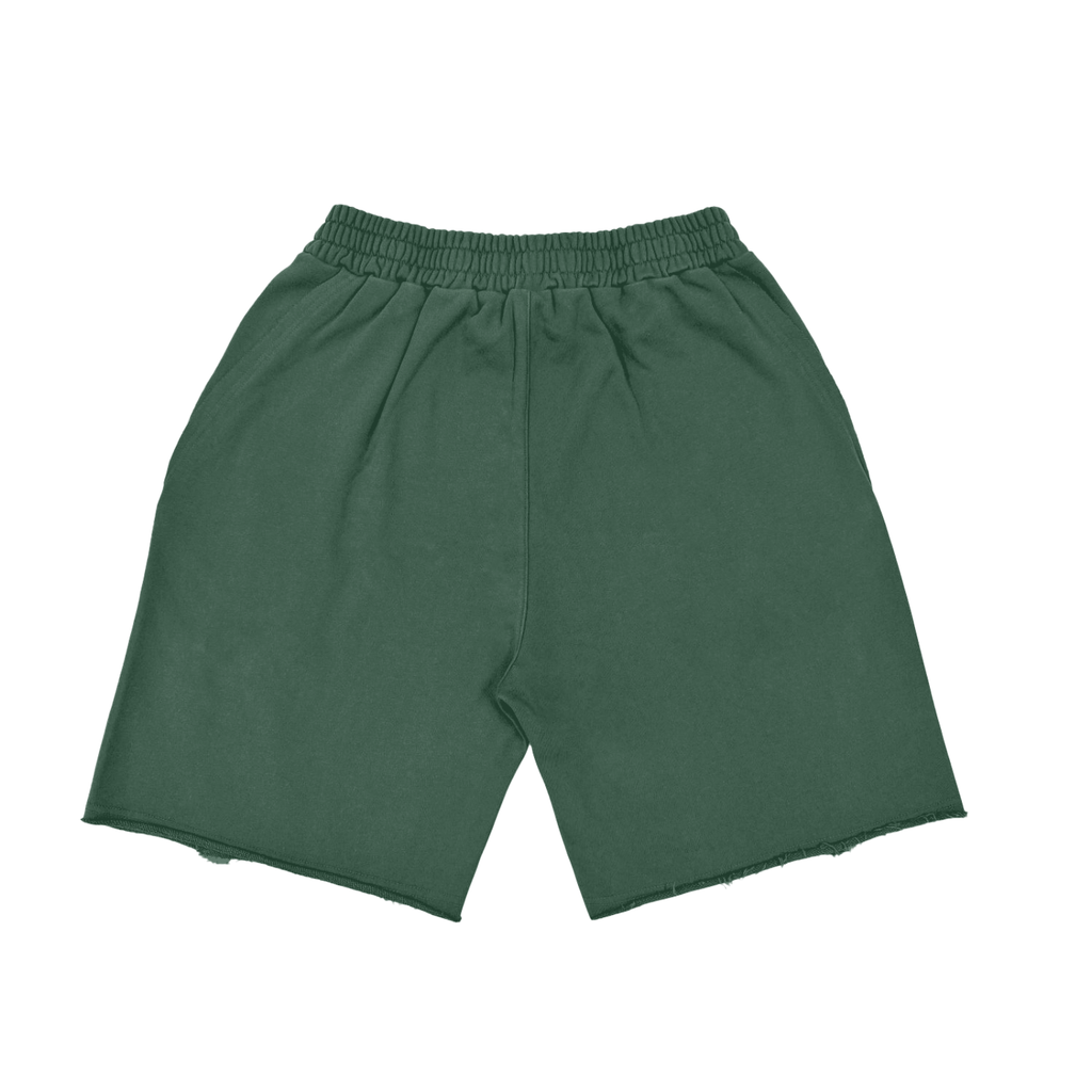 Vintage Washed Panther Stripes Short Pants