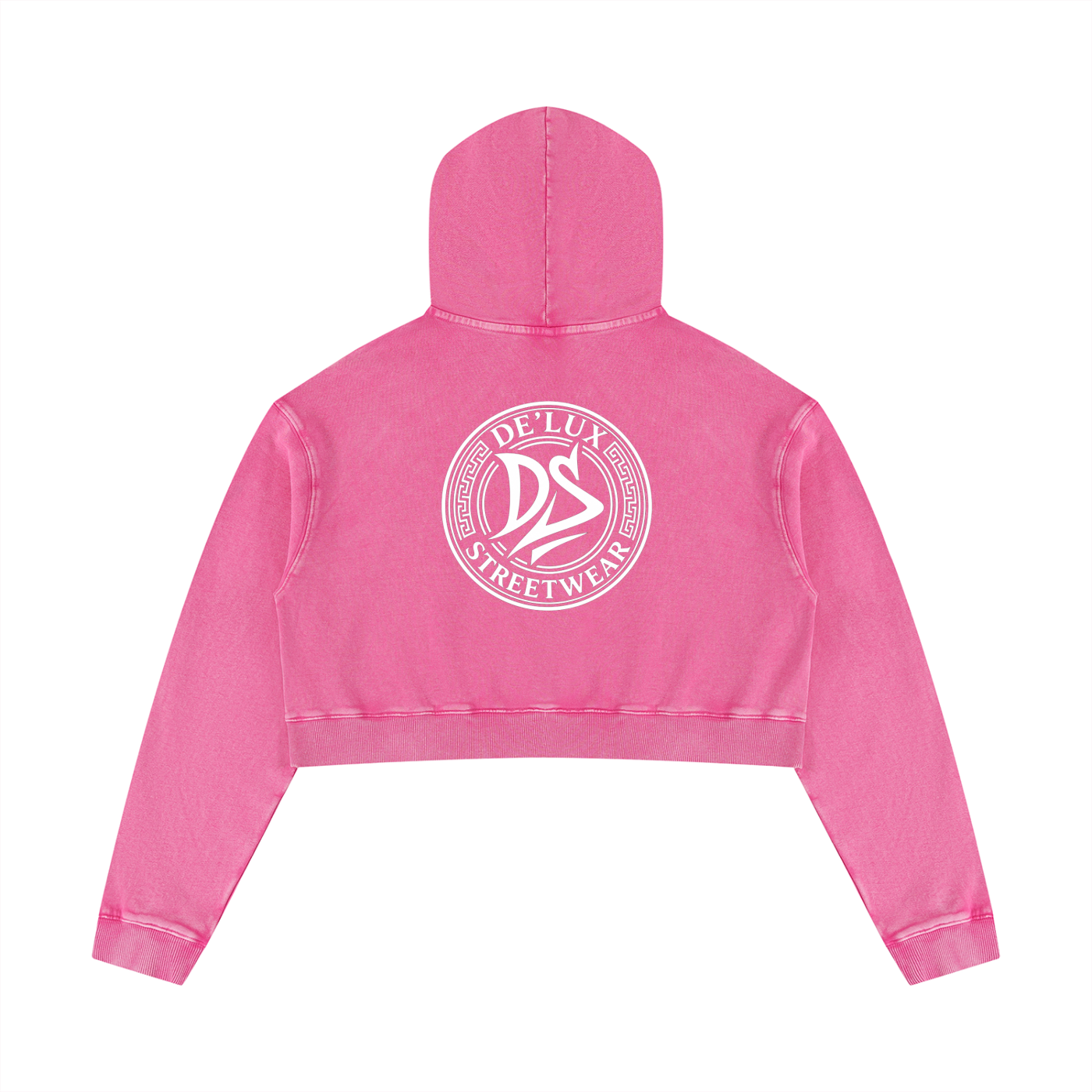 Women’s Mineral Washed Crop Hoodie