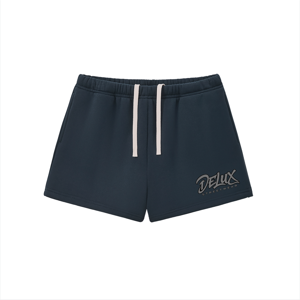DeLuX  Fleece Drawstring Sweatshorts