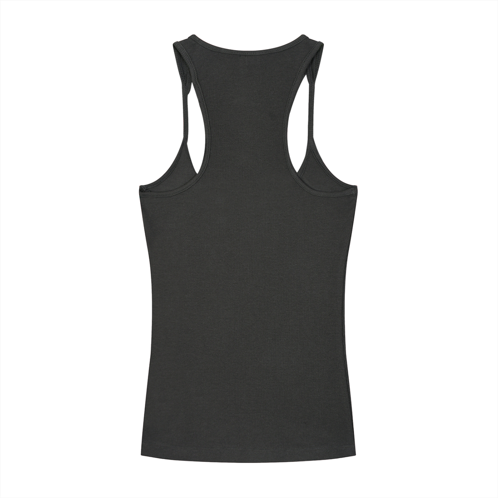 DeLuX Slim Fit Ribbed Racerback Tank Top