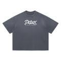DeLuX Vintage Washed Distressed Boxy Oversized T-Shirt