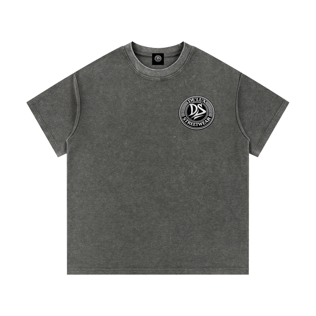 Mineral Wash Waffle Knit T-Shirt