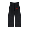 DeLuX Mineral Wash Barrel Sweatpants