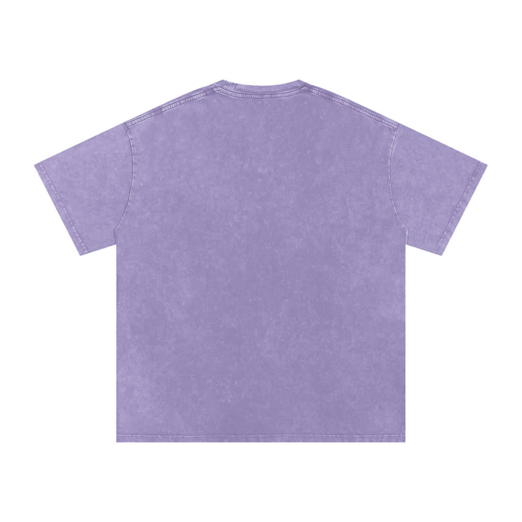 DeLuX Solitary Snow Washed Oversized Cotton T-Shirt