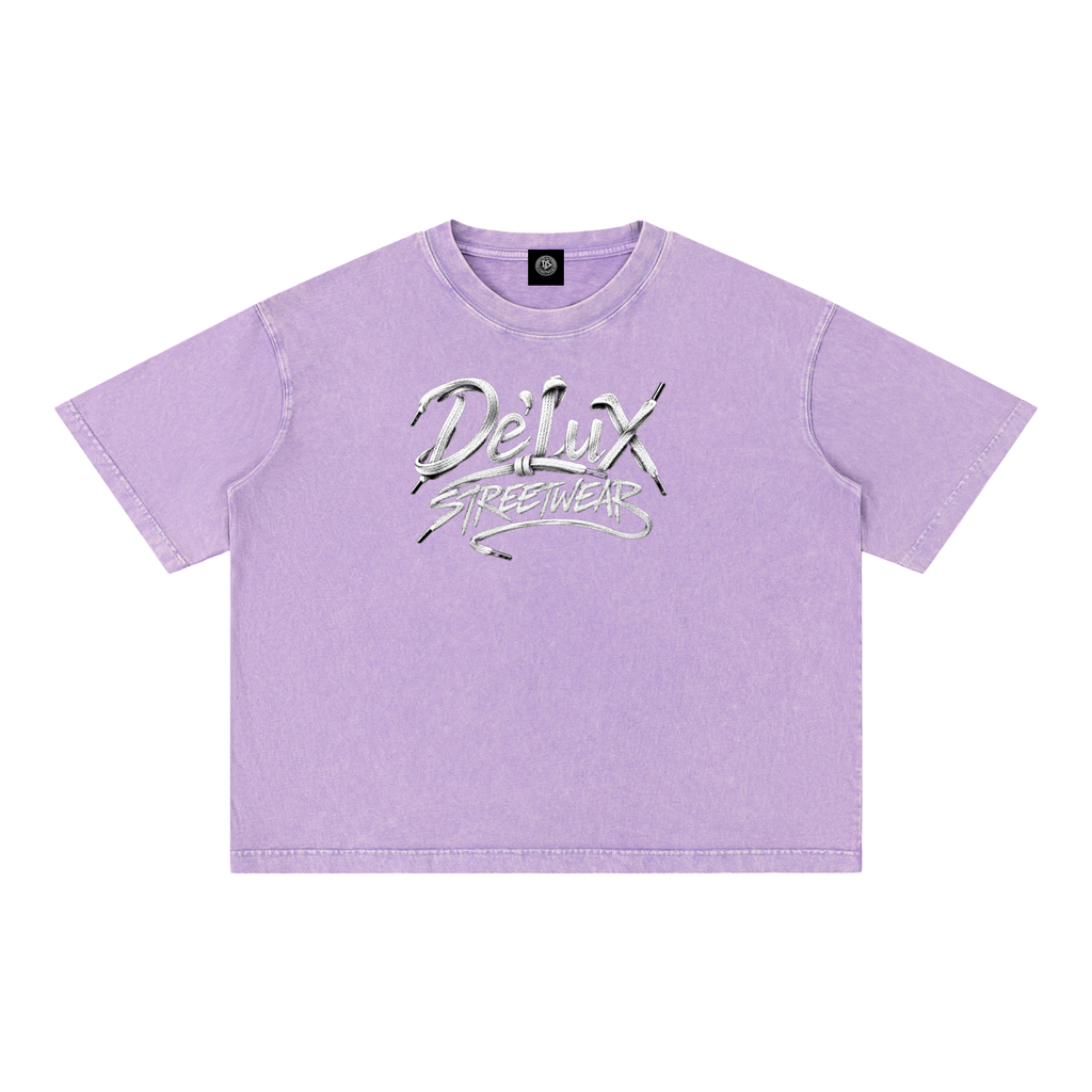 DeLuX Mineral Wash Boxy Cotton T-Shirt