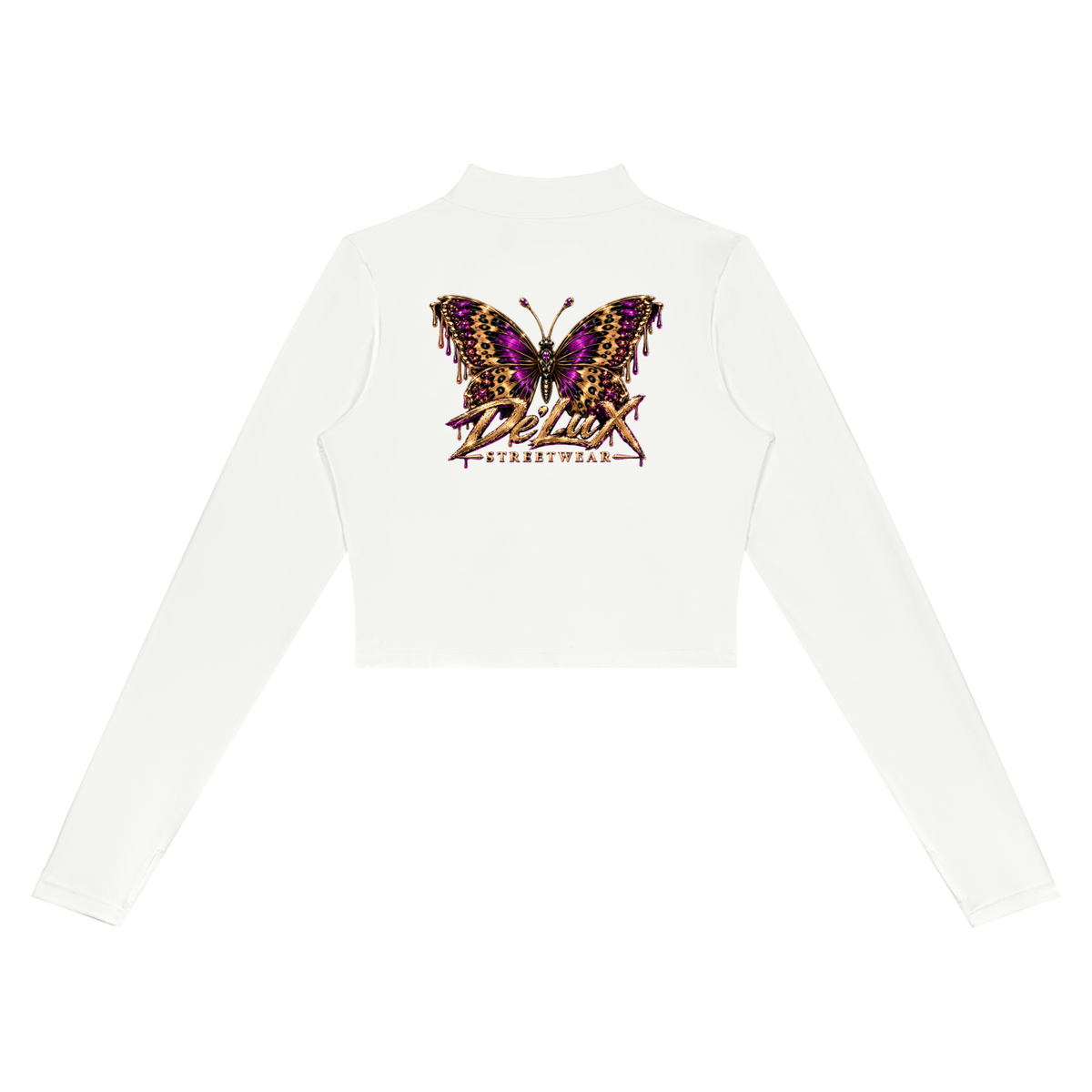 DeLuX Women’s Crop Yoga Sports Jacket