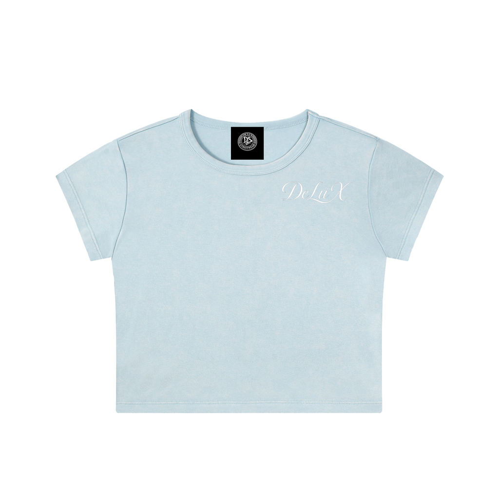 Snow Washed Crop Top