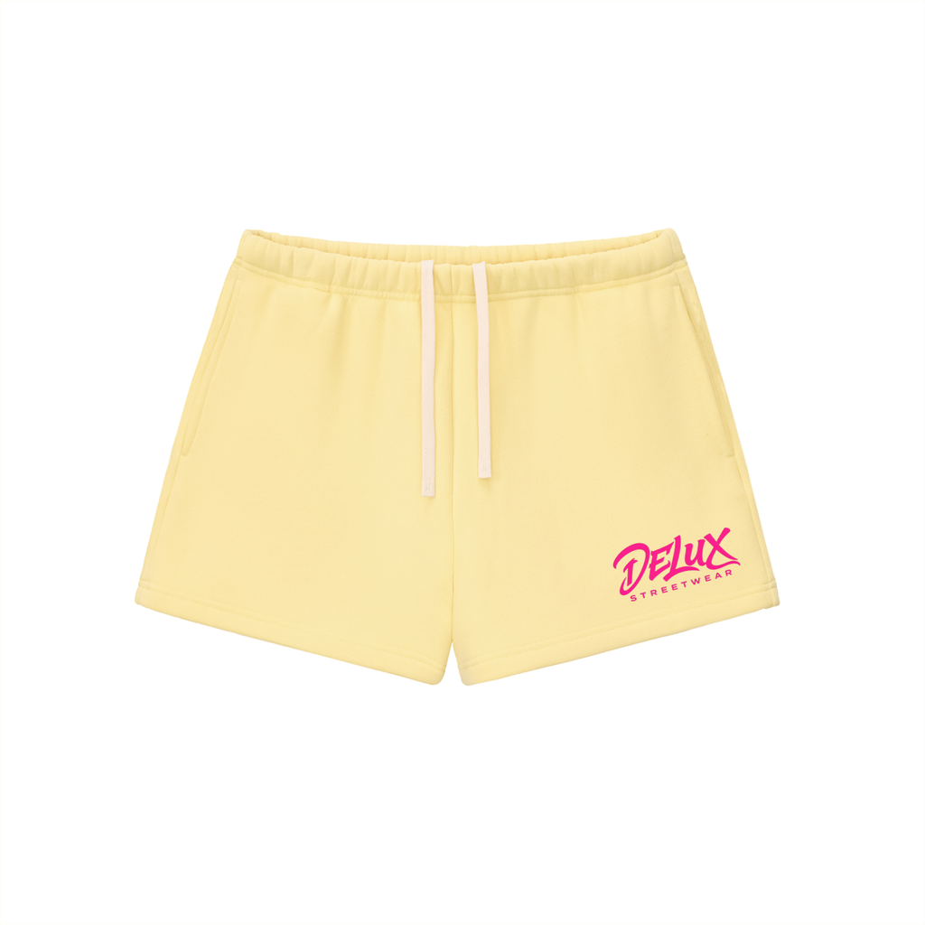 DeLuX Women Fleece Drawstring Sweatshorts