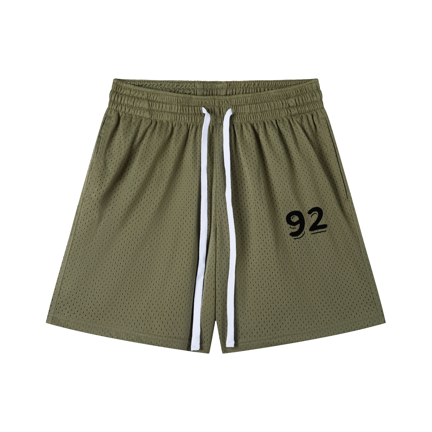 Mesh Drawstring Shorts