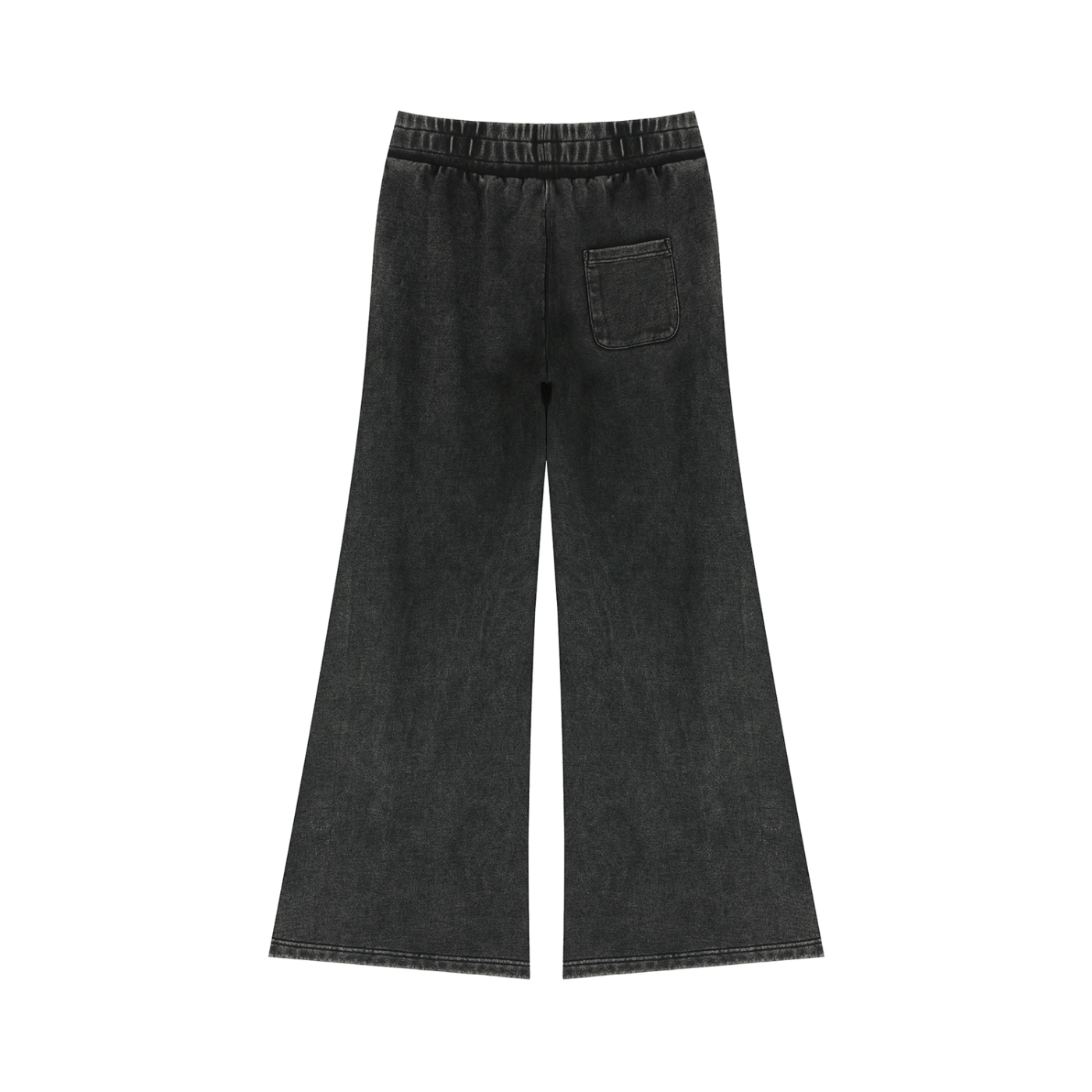 DeLuX Women’s Mineral Wash Flared Leg Sweatpants