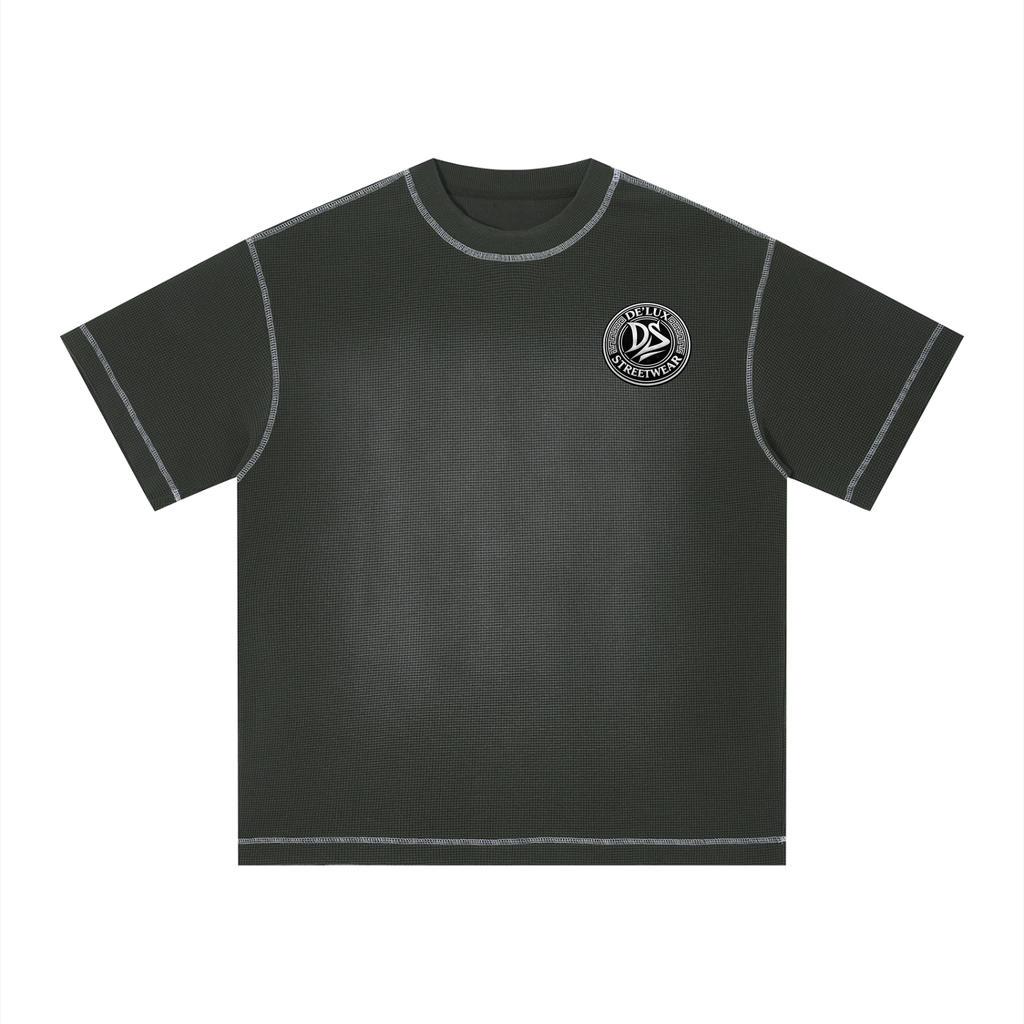 Unisex Sunfade Waffle Boxy T-Shirt
