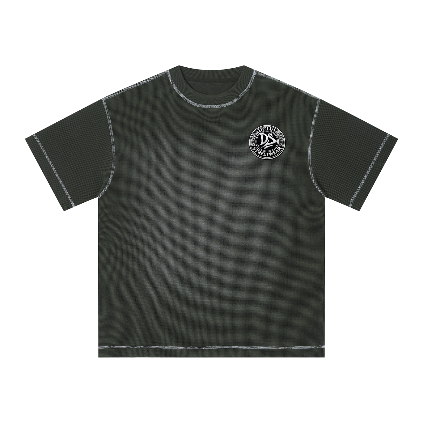 Unisex Sunfade Waffle Boxy T-Shirt