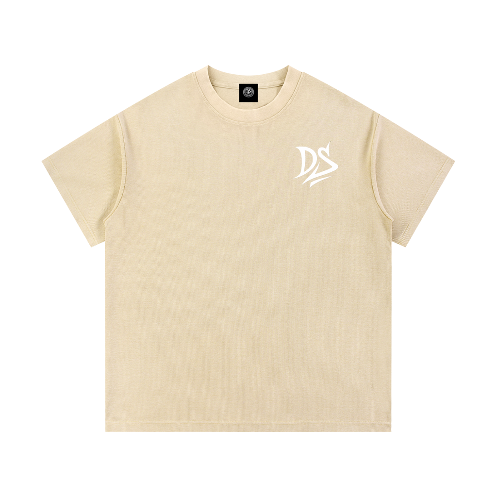 Mineral Wash Waffle Knit T-Shirt
