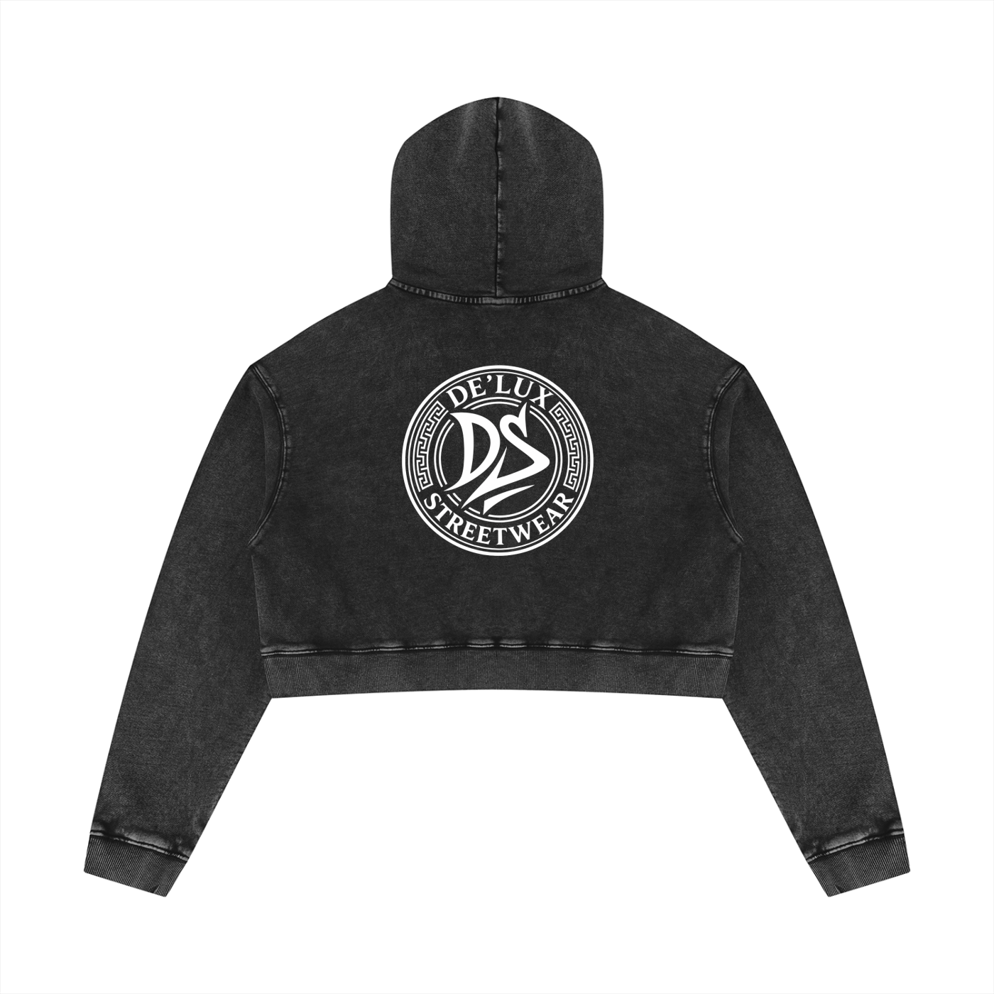 Women’s Mineral Washed Crop Hoodie