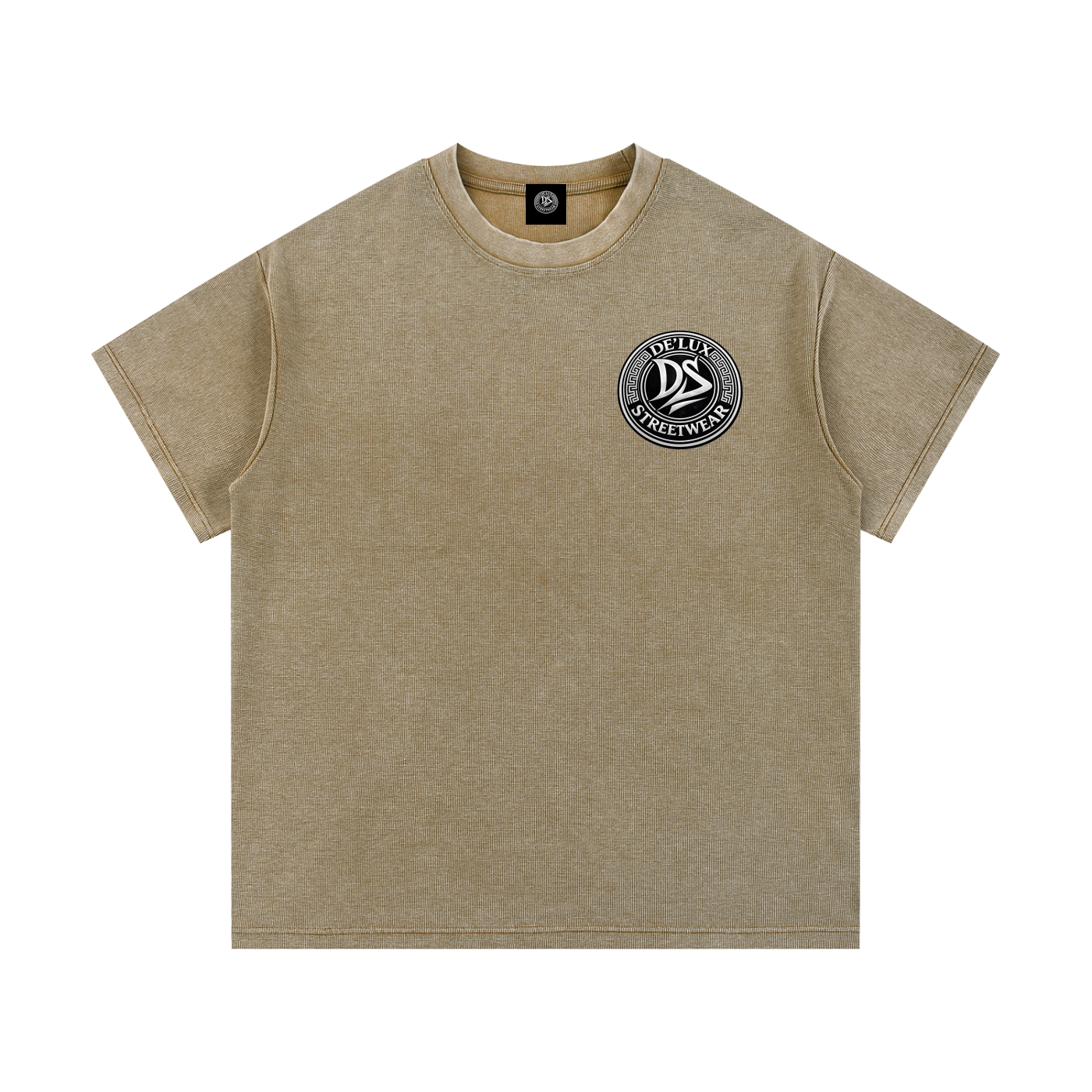 Mineral Wash Waffle Knit T-Shirt