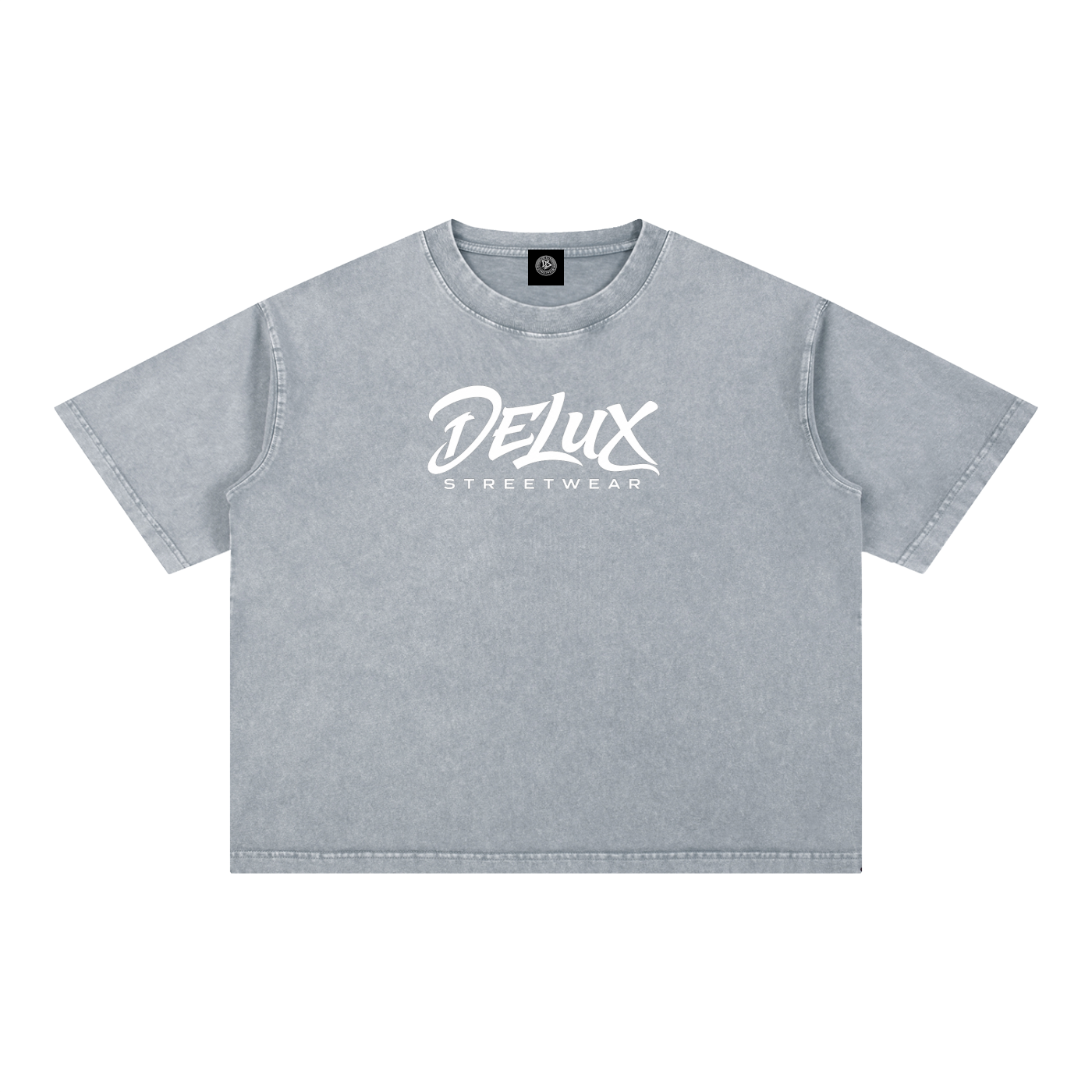DeLuX Mineral Wash Boxy Cotton T-Shirt