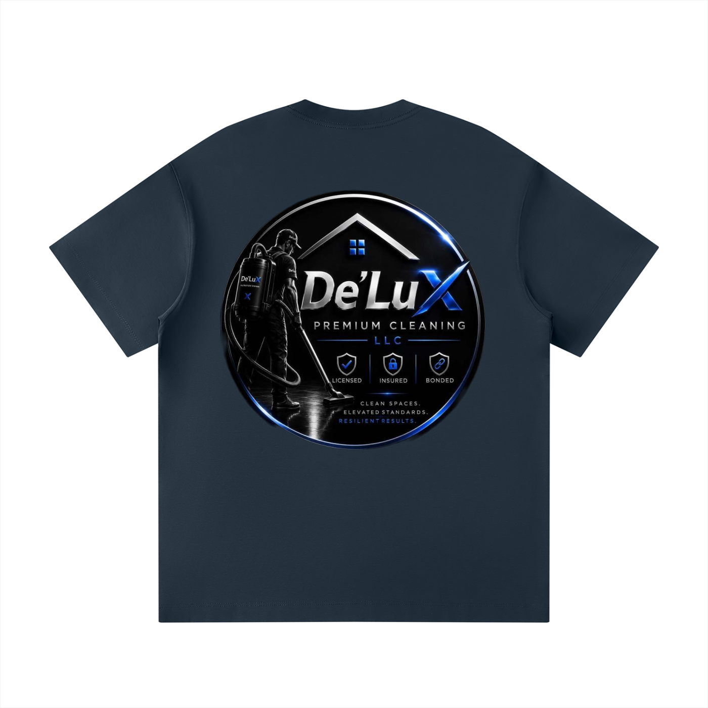 DeLuX Premium Cleaning Fit Crewneck T-Shirt
