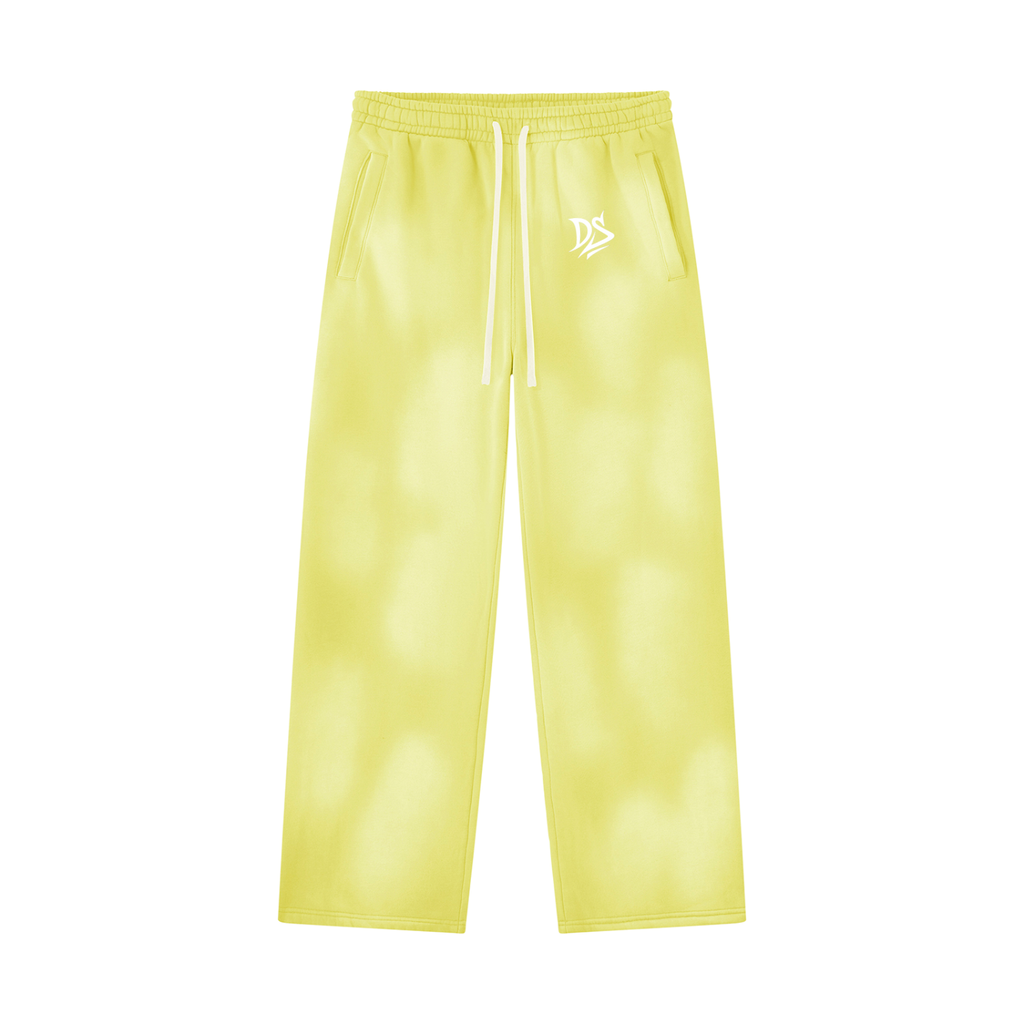 Unisex Sunfade Wide Leg Fleece Sweatpants
