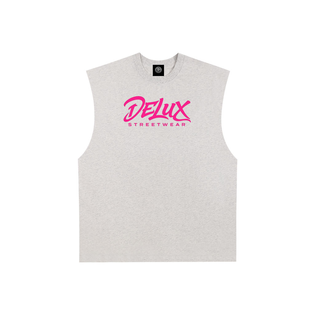 DeLuX Raw Edge Cotton Tank Top