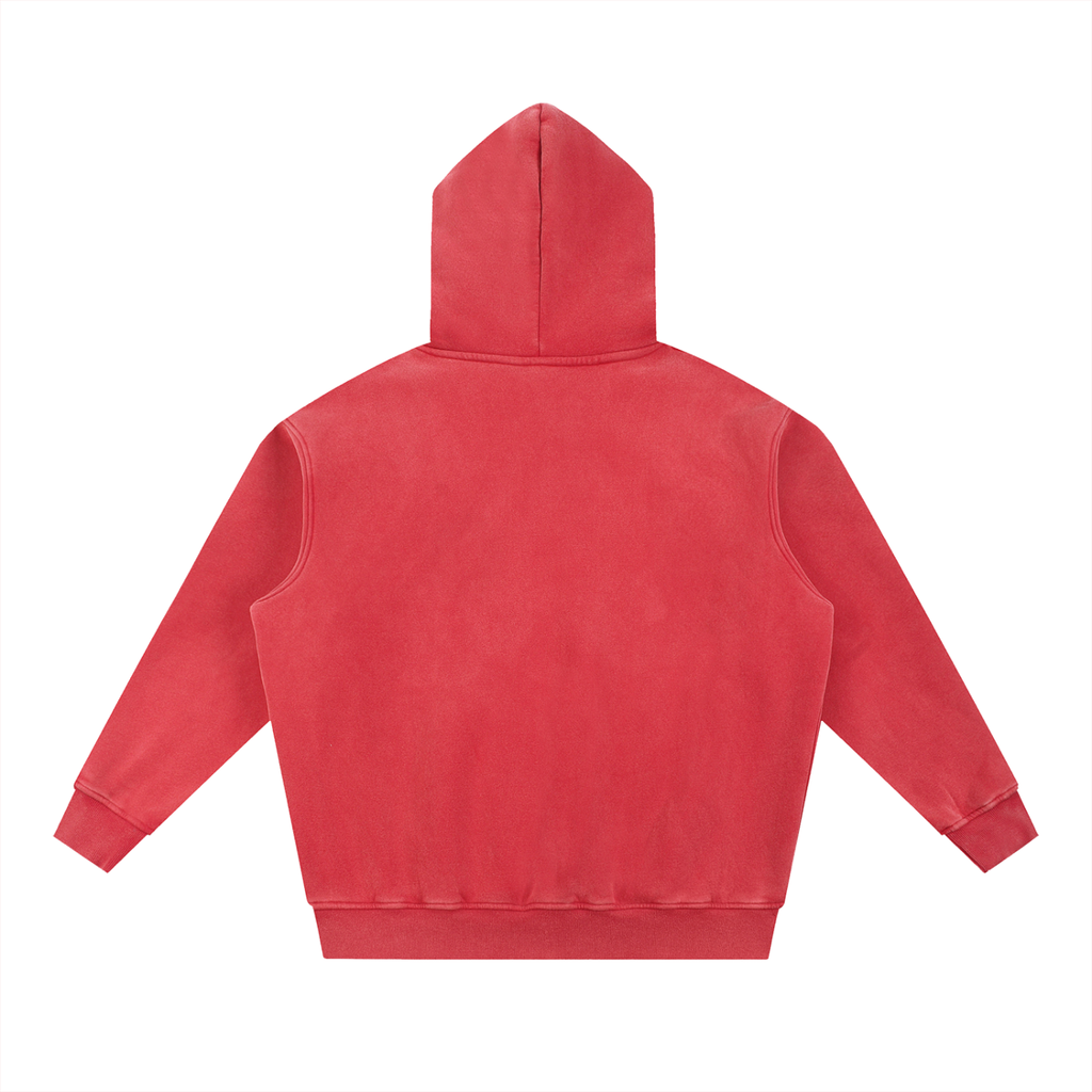DeLuX Snow Wash Fleece Oversize Hoodie