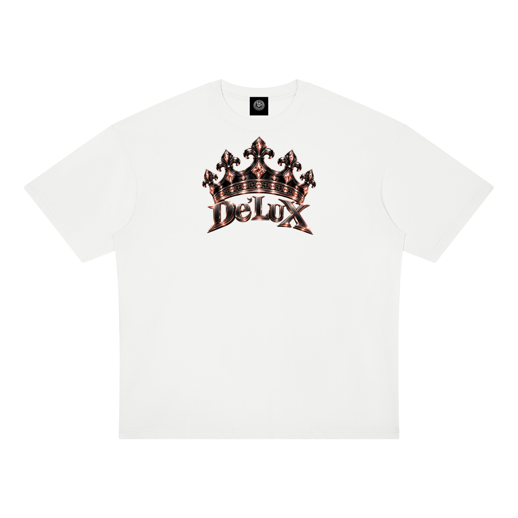 DeLuX Peach Oversized Drop Shoulder T-Shirt