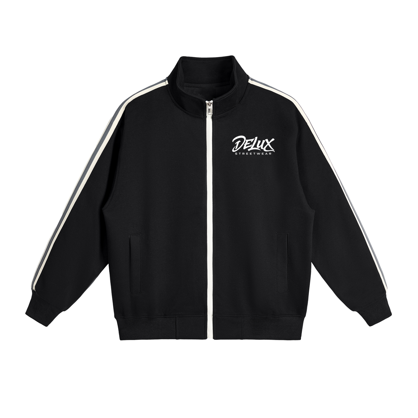 DeLuX Side-Stripe Stand Collar  Jacket