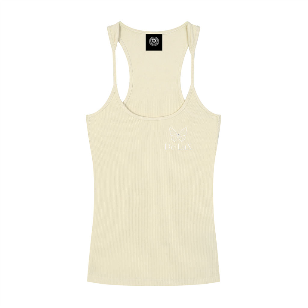 DeLuX Slim Fit Ribbed Racerback Tank Top