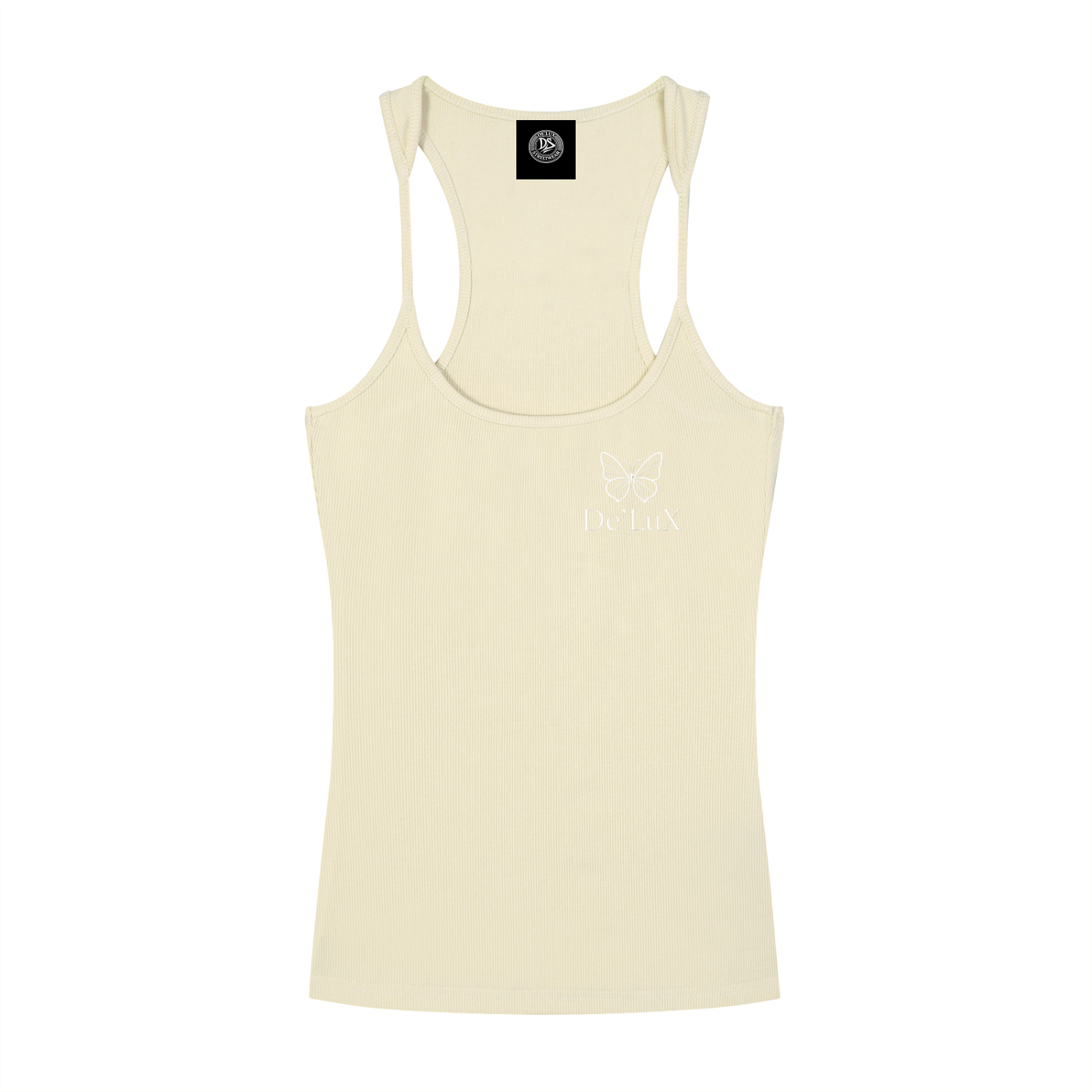 DeLuX Slim Fit Ribbed Racerback Tank Top