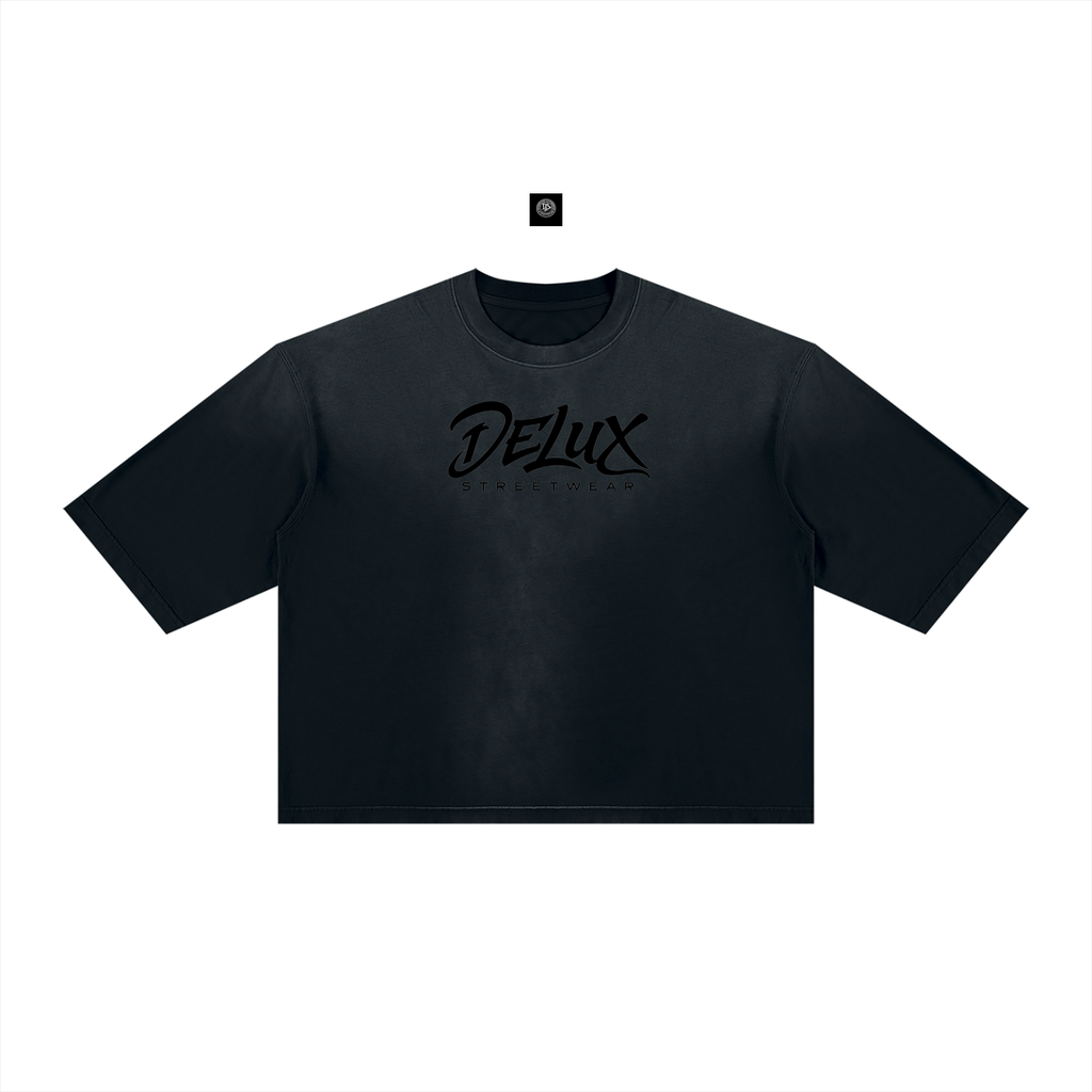 DeLuX Vintage Wash Sunfade Boxy T-Shirt