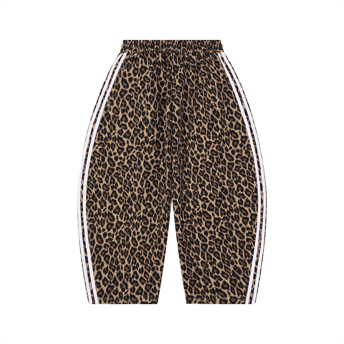 DeLuX Leopard Barrel Leg Sweatpants