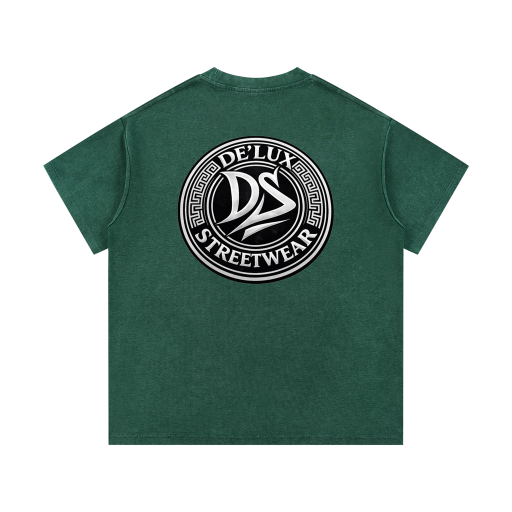 Mineral Wash Waffle Knit T-Shirt