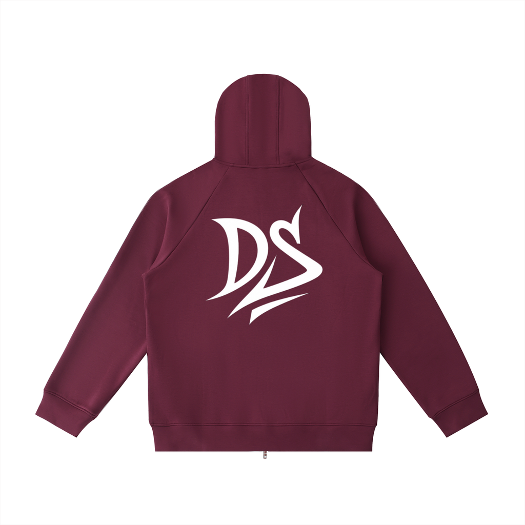 DS Heavyweight Raglan Sleeve Zip Hoodie