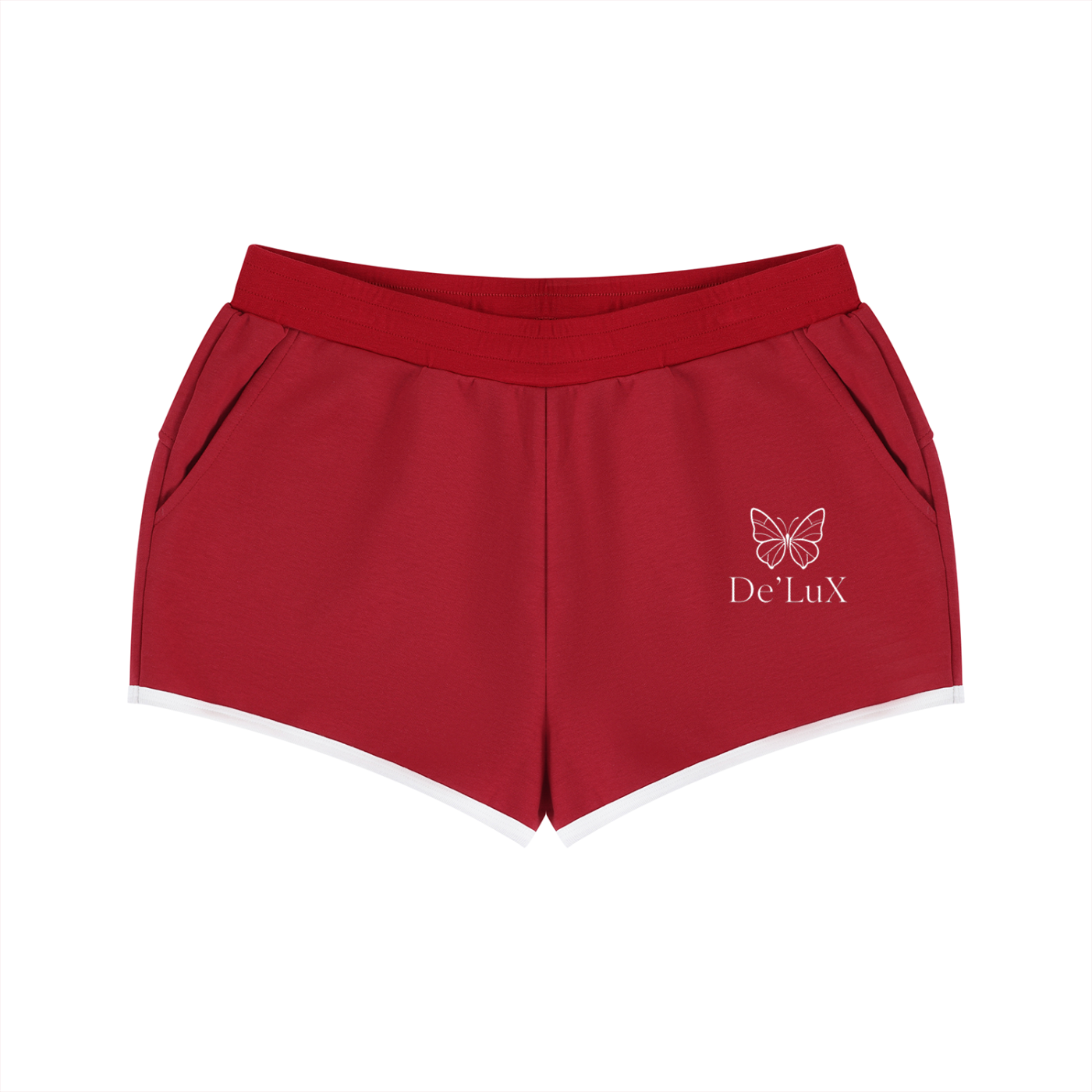 Women's Retro Contrast Binding Shorts